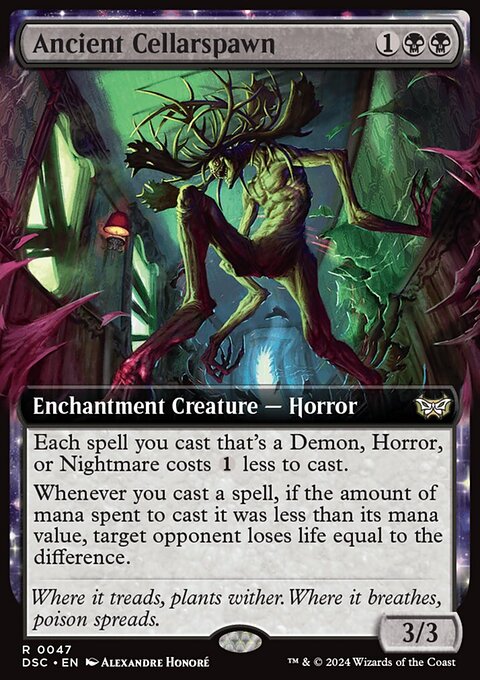 Ancient Cellarspawn, Duskmourn: House of Horror Commander #47, Magic: The Gathering card