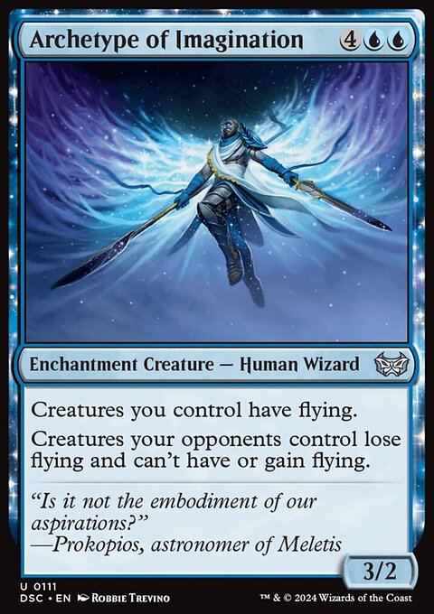 Archetype of Imagination, Duskmourn: House of Horror Commander #111, Magic: The Gathering card