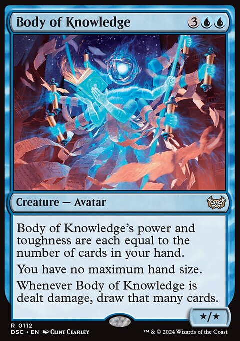 Body of Knowledge, Duskmourn: House of Horror Commander #112, Magic: The Gathering card