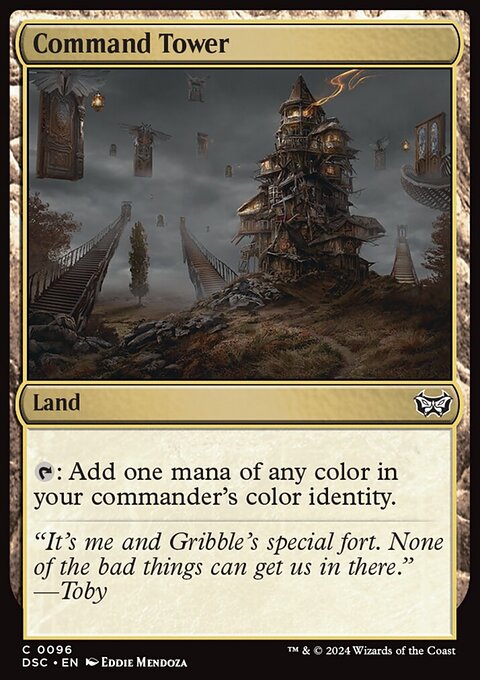 Command Tower, Duskmourn: House of Horror Commander #96, Magic: The Gathering card