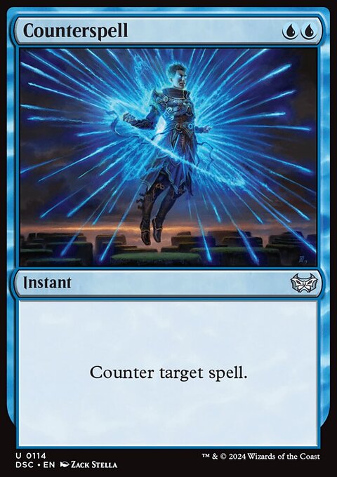 Counterspell, Duskmourn: House of Horror Commander #114, Magic: The Gathering card