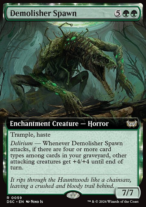 Demolisher Spawn, Duskmourn: House of Horror Commander #59, Magic: The Gathering card