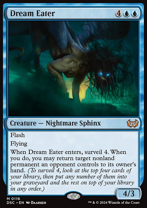 Dream Eater, Duskmourn: House of Horror Commander #116, Magic: The Gathering card