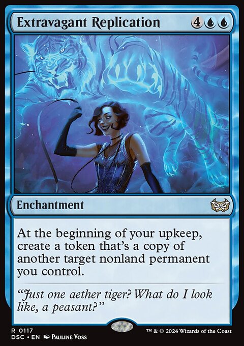 Extravagant Replication, Duskmourn: House of Horror Commander #117, Magic: The Gathering card