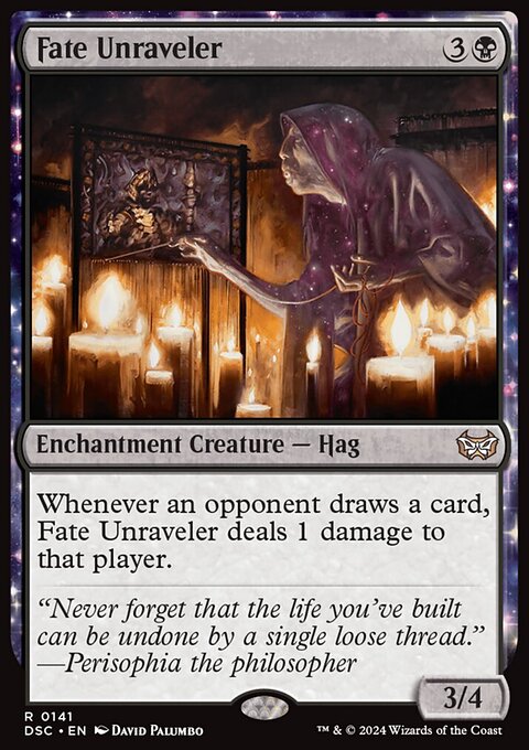 Fate Unraveler, Duskmourn: House of Horror Commander #141, Magic: The Gathering card