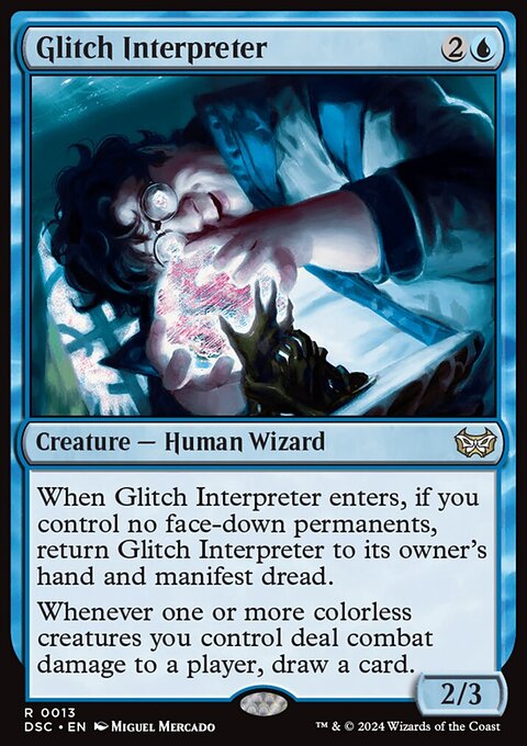 Glitch Interpreter, Duskmourn: House of Horror Commander #13, Magic: The Gathering card