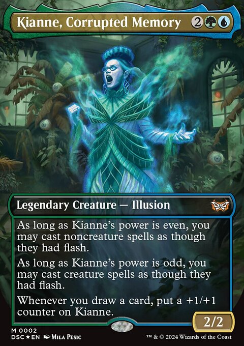 Kianne, Corrupted Memory, Duskmourn: House of Horror Commander #2, Magic: The Gathering card