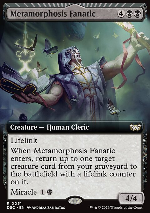 Metamorphosis Fanatic, Duskmourn: House of Horror Commander #51, Magic: The Gathering card