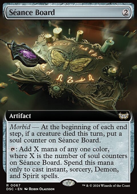 Séance Board, Duskmourn: House of Horror Commander #67, Magic: The Gathering card