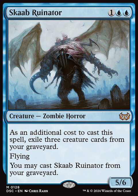 Skaab Ruinator, Duskmourn: House of Horror Commander #128, Magic: The Gathering card