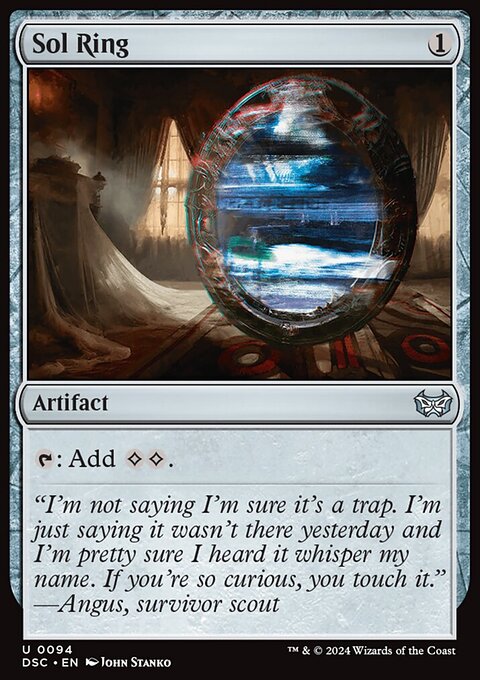 Sol Ring, Duskmourn: House of Horror Commander #94, Magic: The Gathering card