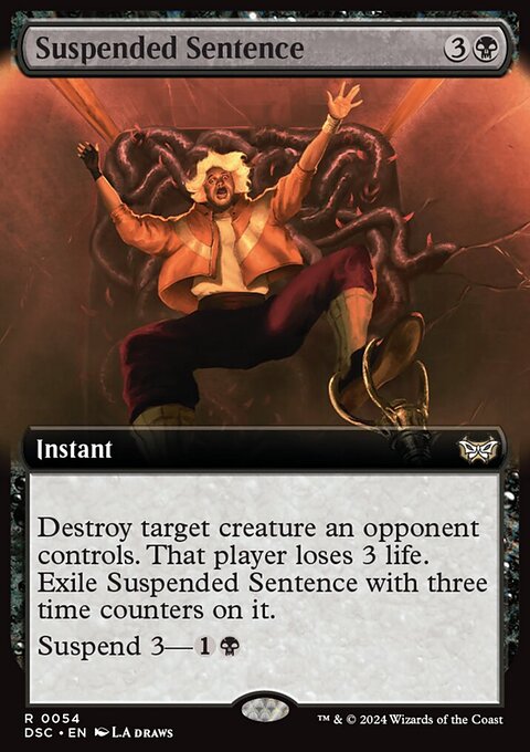 Suspended Sentence, Duskmourn: House of Horror Commander #54, Magic: The Gathering card
