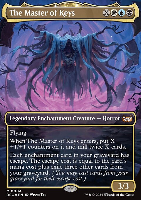 The Master of Keys, Duskmourn: House of Horror Commander #4, Magic: The Gathering card
