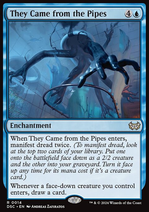 They Came from the Pipes, Duskmourn: House of Horror Commander #14, Magic: The Gathering card