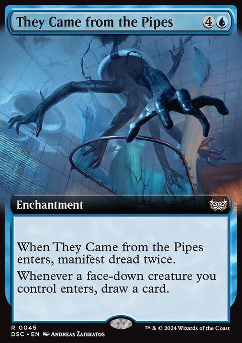 They Came from the Pipes, Duskmourn: House of Horror Commander #45, Magic: The Gathering card