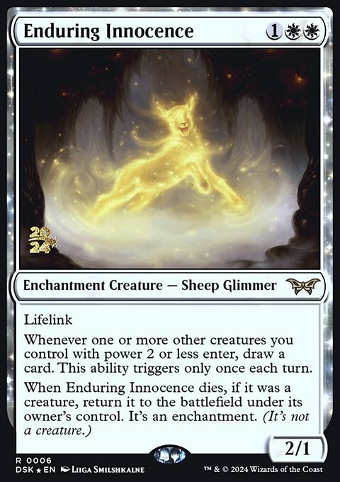 Enduring Innocence, Duskmourn: House of Horror Promos #6s, Magic: The Gathering card
