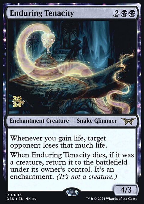 Enduring Tenacity, Duskmourn: House of Horror Promos #95s, Magic: The Gathering card