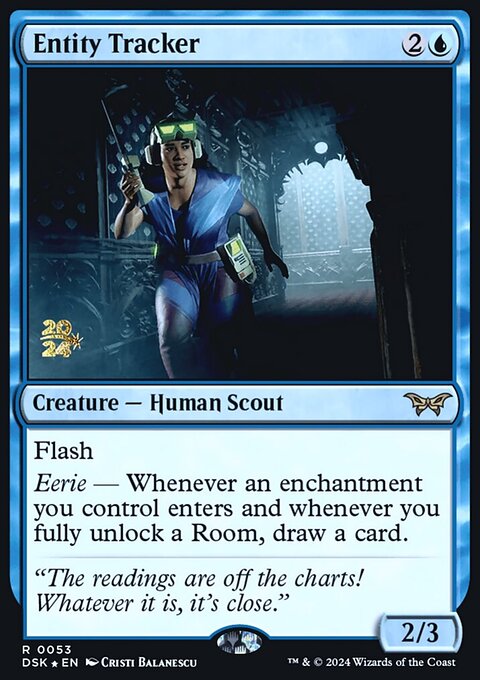 Entity Tracker, Duskmourn: House of Horror Promos #53s, Magic: The Gathering card