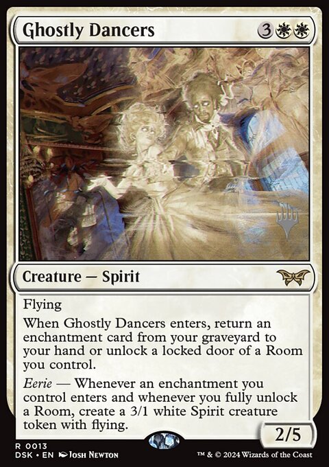 Ghostly Dancers, Duskmourn: House of Horror Promos #13p, Magic: The Gathering card
