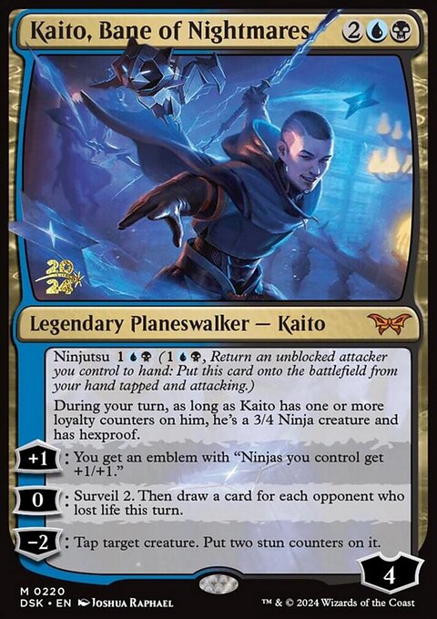Kaito, Bane of Nightmares, Duskmourn: House of Horror Promos #220s, Magic: The Gathering card