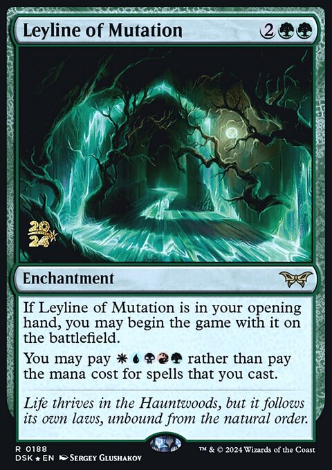 Leyline of Mutation, Duskmourn: House of Horror Promos #188s, Magic: The Gathering card