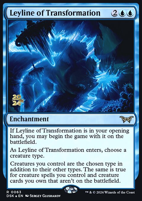 Leyline of Transformation, Duskmourn: House of Horror Promos #63s, Magic: The Gathering card