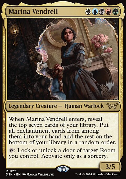 Marina Vendrell, Duskmourn: House of Horror Promos #221p, Magic: The Gathering card