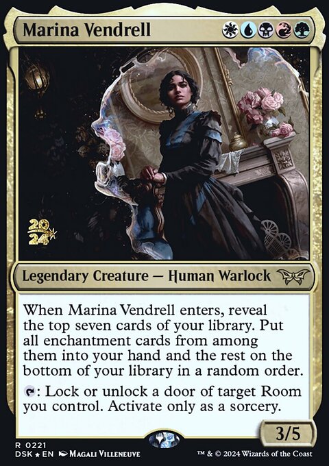 Marina Vendrell, Duskmourn: House of Horror Promos #221s, Magic: The Gathering card