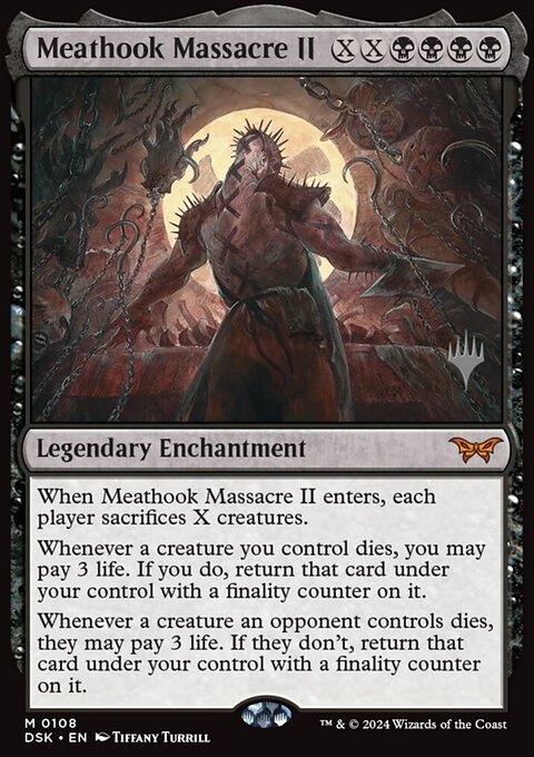 Meathook Massacre II, Duskmourn: House of Horror Promos #108p, Magic: The Gathering card