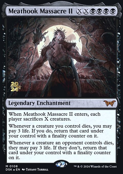Meathook Massacre II, Duskmourn: House of Horror Promos #108s, Magic: The Gathering card