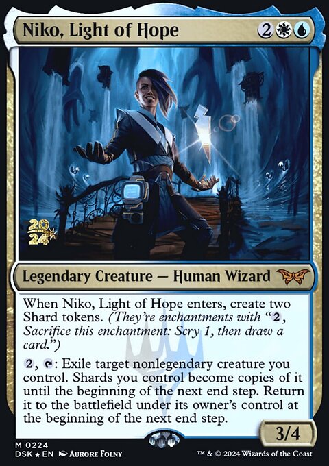 Niko, Light of Hope, Duskmourn: House of Horror Promos #224s, Magic: The Gathering card