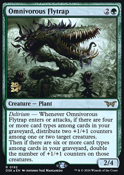 Omnivorous Flytrap, Duskmourn: House of Horror Promos #192s, Magic: The Gathering card