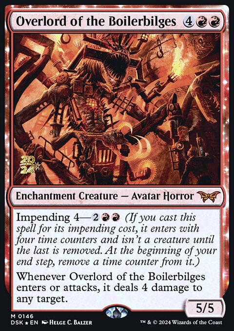 Overlord of the Boilerbilges, Duskmourn: House of Horror Promos #146s, Magic: The Gathering card
