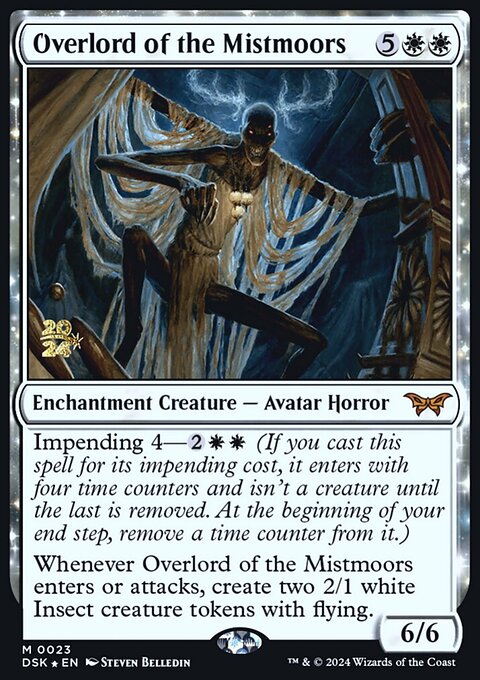 Overlord of the Mistmoors, Duskmourn: House of Horror Promos #23s, Magic: The Gathering card