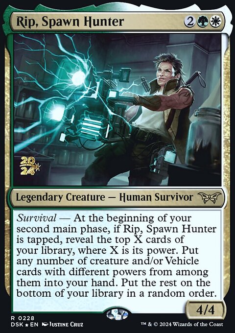 Rip, Spawn Hunter, Duskmourn: House of Horror Promos #228s, Magic: The Gathering card