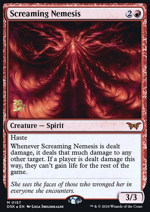 Screaming Nemesis, Duskmourn: House of Horror Promos #157s, Magic: The Gathering card