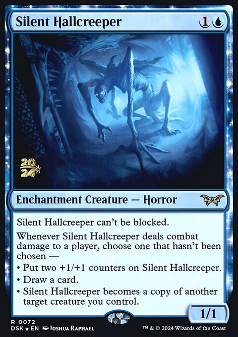 Silent Hallcreeper, Duskmourn: House of Horror Promos #72s, Magic: The Gathering card