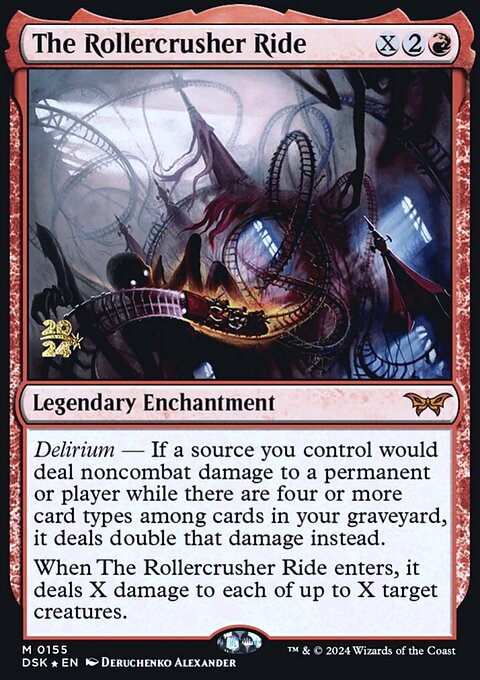 The Rollercrusher Ride, Duskmourn: House of Horror Promos #155s, Magic: The Gathering card