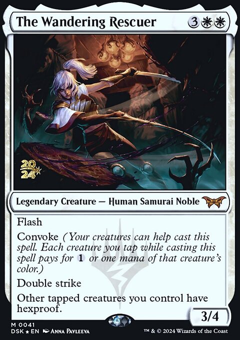 The Wandering Rescuer, Duskmourn: House of Horror Promos #41s, Magic: The Gathering card