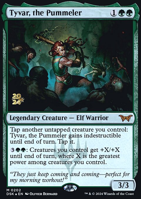 Tyvar, the Pummeler, Duskmourn: House of Horror Promos #202s, Magic: The Gathering card