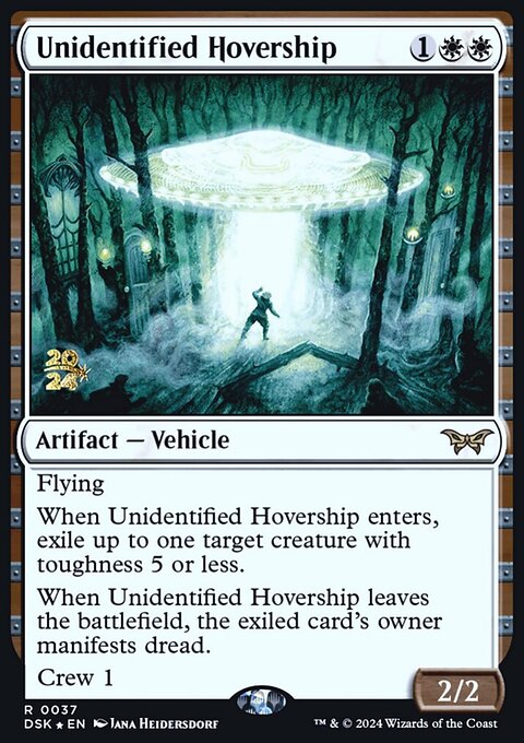 Unidentified Hovership, Duskmourn: House of Horror Promos #37s, Magic: The Gathering card