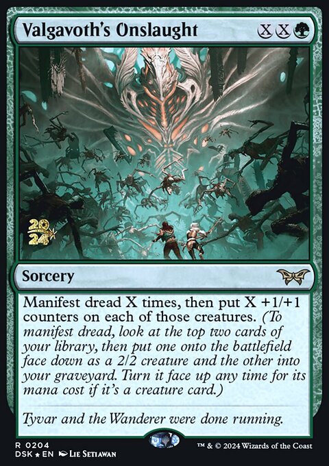 Valgavoth's Onslaught, Duskmourn: House of Horror Promos #204s, Magic: The Gathering card