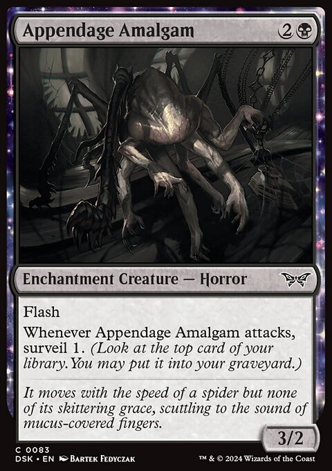 Appendage Amalgam, Duskmourn: House of Horror #83, Magic: The Gathering card