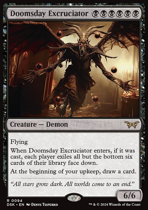Doomsday Excruciator, Duskmourn: House of Horror #94, Magic: The Gathering card