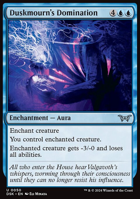 Duskmourn's Domination, Duskmourn: House of Horror #50, Magic: The Gathering card