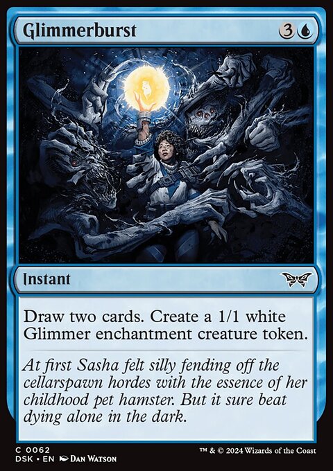Glimmerburst, Duskmourn: House of Horror #62, Magic: The Gathering card