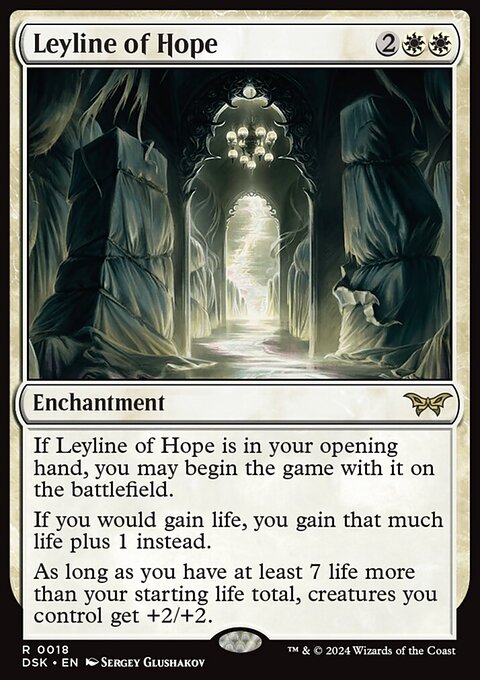 Leyline of Hope, Duskmourn: House of Horror #18, Magic: The Gathering card