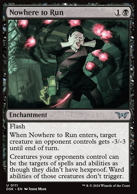 Nowhere to Run, Duskmourn: House of Horror #111, Magic: The Gathering card