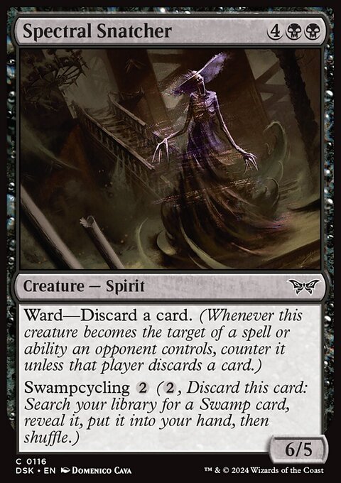Spectral Snatcher, Duskmourn: House of Horror #116, Magic: The Gathering card