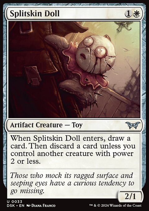 Splitskin Doll, Duskmourn: House of Horror #33, Magic: The Gathering card